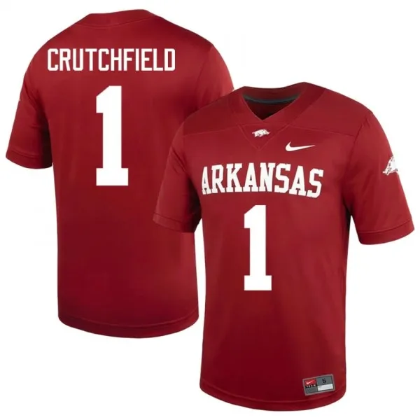 Cardinal Courtney Crutchfield #1 Razorbacks Jersey | Men Player Football Classic Stitched 86528643