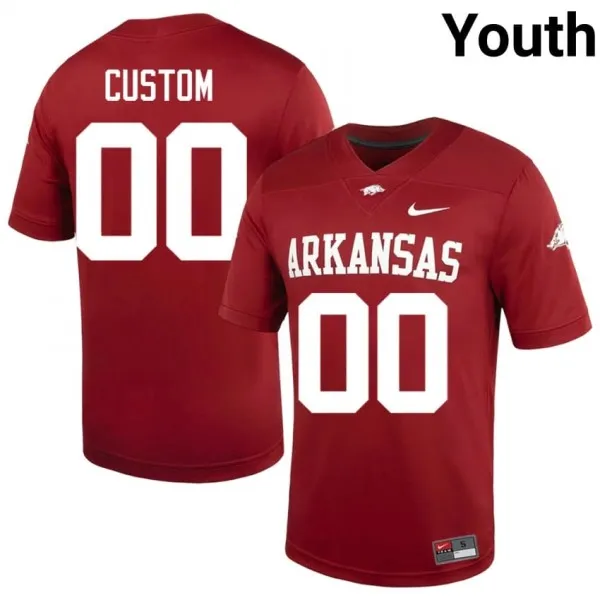 Cardinal Custom #00 Hogs Jersey | Youth Player Football Classic Swen 86362258